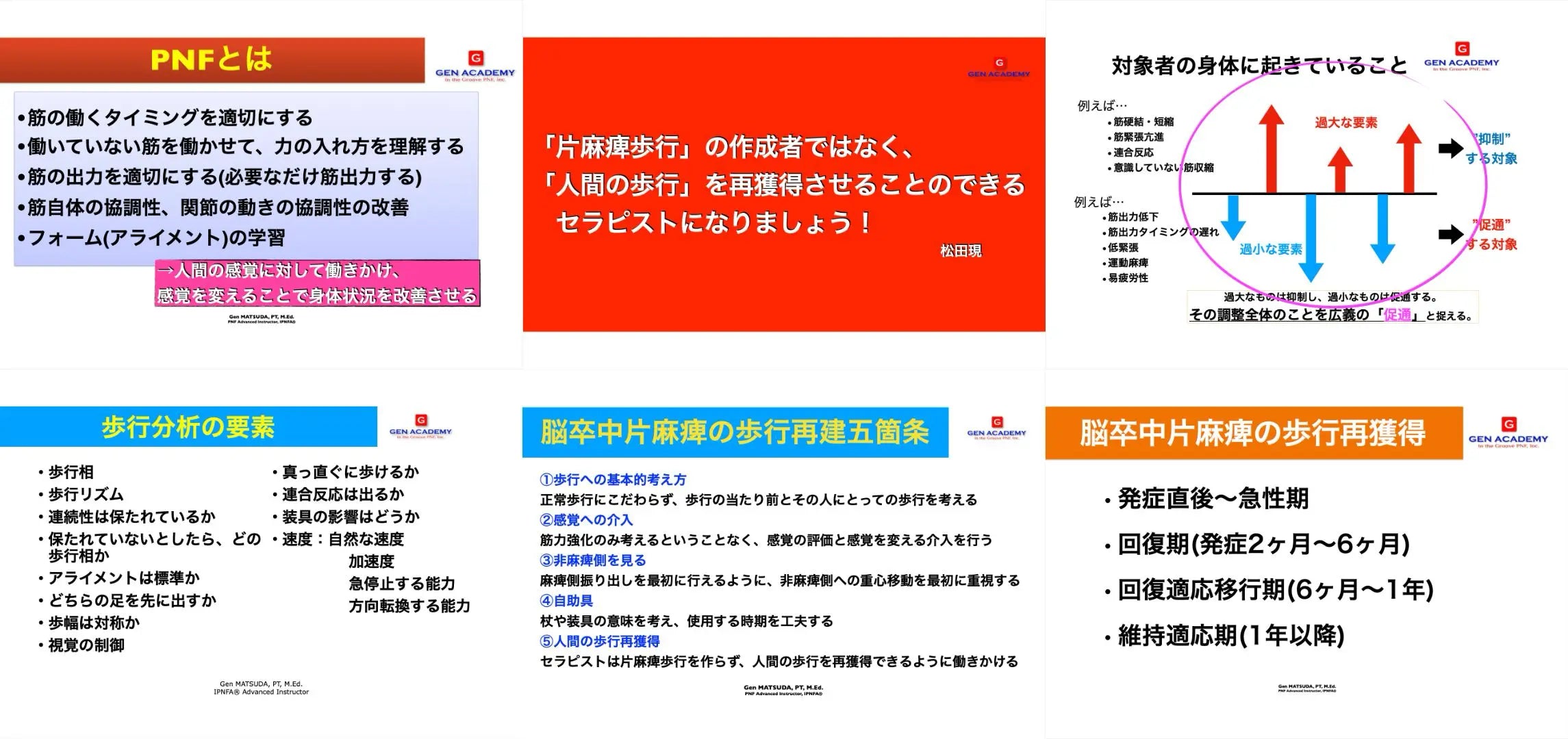 09.19【松田現先生】PNFは臨床でこう活かす！松田現の考える歩行再建に欠かせない5個のポイント（リピート配信）