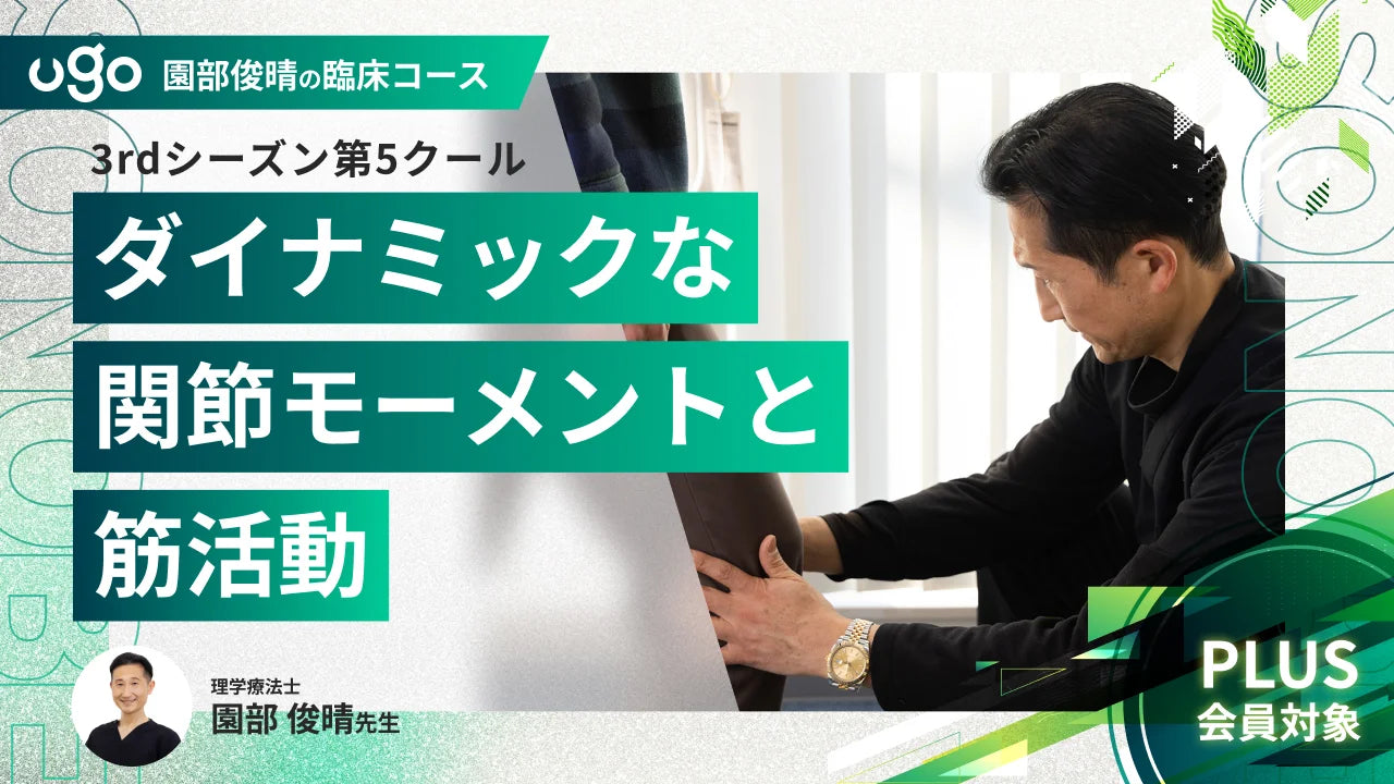 3rd第5クール：ダイナミックな関節モーメントと筋活動